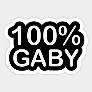 Gaby Name, father of the groom gifts for wedding. Sticker